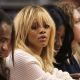 Rhianna attends the game between the Denver Nuggets and the Los Angeles Clippers at Staples Center in Los Angeles on February 2, 2012