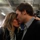 Tom Brady of the New England Patriots is comforted by his wife Gisele Bundchen after losing to the New York Giants by a score of 21-17 in Super Bowl XLVI at Lucas Oil Stadium in Indianapolis on February 5, 2012