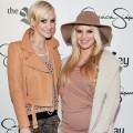 Ashlee Simpson and Jessica Simpson promote their new tween line for girls ‘Jessica Simpson Girls’ at The Bay in Toronto, Canada, on December 3, 2011