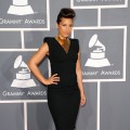 Alicia Keys arrives at the 54th Annual Grammy Awards held at Staples Center in Los Angeles on February 12, 2012