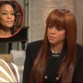 Stacy Francis chats with Access Hollywood on February 15, 2012; inset: Whitney Houston