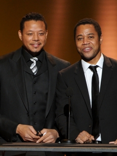 Terrence Howard and Cuba Gooding Jr. lead the tribute to George Lucas at the 43rd NAACP Image Awards held at The Shrine Auditorium, Los Angeles, on February 17, 2012