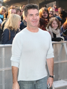 Simon Cowell attends the Britain’s Got Talent London auditions day 2 at HMV Hammersmith Apollo on February 7, 2012