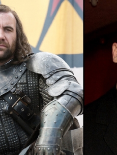 Rory McCann as Sandor Clegane, AKA ‘The Hound’ in HBO’s ‘Game of Thrones’ (left), and at an event in 2007 (right)