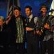 The Beach Boys perform with Maroon 5 at The 54th Annual Grammy Awards at Staples Center in Los Angeles on February 12, 2012
