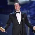 Jean Dujardin accepts the Best Actor Award for ‘The Artist’ onstage during the 84th Annual Academy Awards held at the Hollywood & Highland Center in Hollywood, Calif. on February 26, 2012