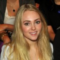 AnnaSophia Robb attends the Lela Rose Spring 2012 fashion show during Mercedes-Benz Fashion Week at The Studio at Lincoln Center, New York City, on September 11, 2011