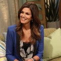 Cindy Crawford stops by Access Hollywood Live on March 8, 2012