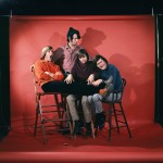 Davy Jones, Mickey Dolenz, Peter Tork and Mike Nesmith of the The Monkees pose for a portrait session circa 1967 in Los Angeles, California.