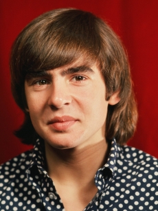 Davy Jones on the set of the television show ‘The Monkees’ in Los Angeles circa 1967