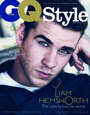 Liam Hemsworth on the cover of Australia’s GQ Style