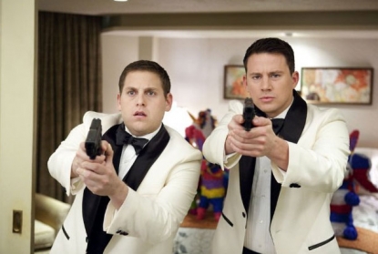 Jonah Hill and Channing Tatum in a screen from ‘21 Jump Street’