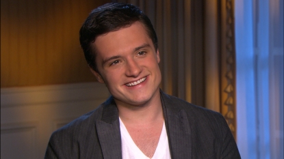 Josh Hutcherson chats with Access Hollywood at ‘The Hunger Games’ junket in Los Angeles on March 3, 2012