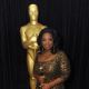 Oprah Winfrey poses at the Academy Awards, Hollywood, February 26, 2012