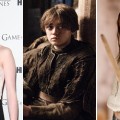 Maisie Williams at the ‘Game of Thrones’ DVD launch in February 2012 (left), Maisie as Arya in Season 2 (middle), Maisie as Arya in Season 1 (right)