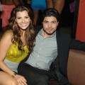 Ali Landry and Alejandro Monteverde attend the first hot moms party at TAO Nightclub in The Venetian Hotel and Casino Resort in Las Vegas on May 10, 2008