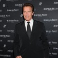 Arnold Schwarzenegger is seen looking dapper at the Royal Oak 40 Years: From Avant-Garde to Icon at Park Avenue Armory in New York City on March 21, 2012