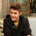 Justin Bieber stops by Access Hollywood Live on March 27, 2012