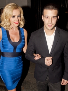 Katherine Jenkins and ‘Dancing With The Stars’ partner Mark Ballas at The Brompton Club in Kensington, London, on March 3, 2012