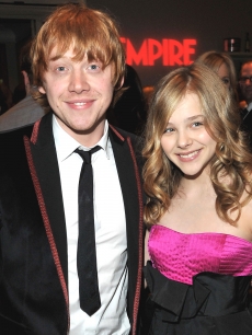 Rupert Grint and Chloe Moretz attend the Jameson Empire Film Awards at The Grosvenor House Hotel in London on March 28, 2010