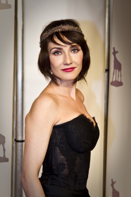 Carice van Houten poses as she arrives for the Golden Calf 2011, the award of the Netherlands Film Festival at the City Theatre in Utrecht, on September 30, 2011