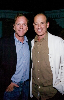 Kiefer Sutherland and Howard Gordon, executive producer of ‘24’ & ‘Homeland,’ attend the Showtime and Cinema Society premiere of ‘Homeland’ at a Private Residence, East Hampton, New York, on August 13, 2011