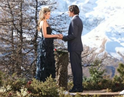 Ben Flajnik and Lindzi Cox on the season finale of ‘The Bachelor’ on March 12, 2012