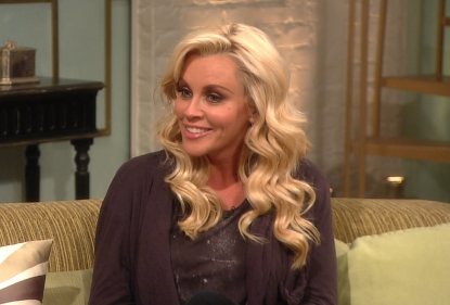 Jenny McCarthy stops by Access Hollywood Live on March 21, 2012