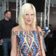 Tori Spelling sports a print dress at John Varvatos 9th Annual Stuart House Benefit held at John Varvatos Los Angeles in West Hollywood, Calif. on March 11, 2012