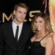 Liam Hemsworth and Miley Cyrus arrive at the premiere of Lionsgate’s ‘The Hunger Games’ at Nokia Theatre L.A. Live in Los Angeles on March 12, 2012 
