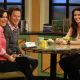 Kit Hoover, Billy Bush and Shannon Elizabeth share a laugh on Access Hollywood Live on March 14, 2012