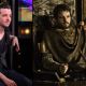 Gethin Anthony on the Access Hollywood set (left) and as Renly Baratheon in ‘Game of Thrones’ Season 2 (right)