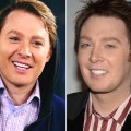 Clay Aiken in 2012 and the singer seen in 2008