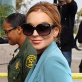 Lindsay Lohan arrives at the LAX Courthouse to attend a final status hearing relating to the criminal cases against her, in Los Angeles on March 29, 2012 