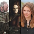 Stephen Dillane as Stannis, Liam Cunningham as Davos, Carice van Houten as Melisandre, Hannah Murray (who plays Gilly), Joe Dempsie as Gendry