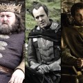 Robert Baratheon was king in Season 1 of ‘Game of Thrones,’ but he died. In Season 2, his middle brother Stannis Baratheon (center) wants the crown as does little brother Renly Baratheon (far right)