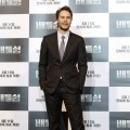 Taylor Kitsch poses at the ‘Battleship’ press conference in South Korea on April 5, 2012 