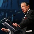 Mike Wallace speaks onstage at the 50th Annual New York Emmy Awards Gala on April 1, 2007 in New York City