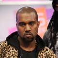 Kanye West is seen at 106 & Park Studio in New York City on April 9, 2012 