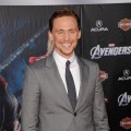 Tom Hiddleston arrives at the premiere of Marvel Studios’ ‘The Avengers’ at the El Capitan Theatre in Hollywood on April 11, 2012