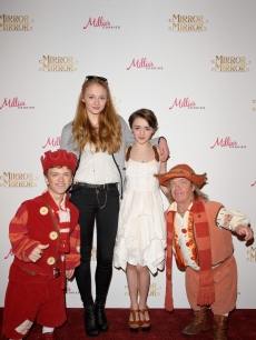 Sophie Turner and Maisie Williams attends the ‘Mirror Mirror’ UK Premiere at the Empire Cinema, London, on March 25, 2012
