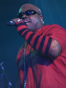 Cee Lo Green is seen on stage during the 2nd Annual Shortlist Music Awards Concert in Los Angeles on October 29, 2002
