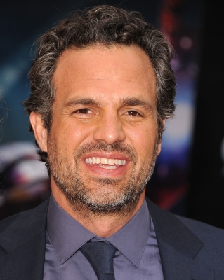 Mark Ruffalo arrives at the Los Angeles premiere of ‘Marvel’s Avengers’ at the El Capitan Theatre in Hollywood on April 11, 2012