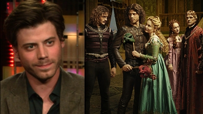 Francois Arnaud speaks with Access Hollywood (left) and in ‘The Borgias’ Season 2 (right)