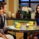 Lily Collins chats with Billy Bush and Kit Hoover on Access Hollywood Live on March 29, 2012