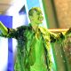 Justin Bieber gets slimed at Nickelodeon’s 25th Annual Kids’ Choice Awards held at Galen Center in Los Angeles on March 31, 2012 