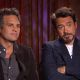 Mark Ruffalo and Robert Downey Jr. chat with Access Hollywood at ‘The Avengers’ junket in Los Angeles on April 13, 2012