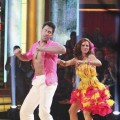Maksim Chmerkovskiy and Melissa Gilbert perform during Latin week on ‘Dancing,’ April 16, 2012