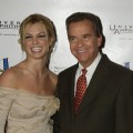 Britney Spears and Dick Clark seen in Los Angeles on November 4, 2002 