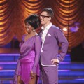 Gladys Knight and Tristan MacManus listen to the judges during Week 6, Motown week, on ‘Dancing,’ April 23, 2012